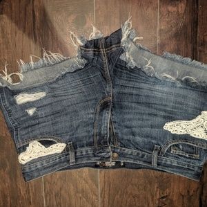 Hollister high-rise short shorts size 31